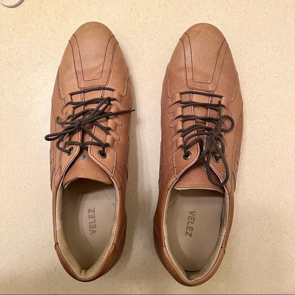 Velez Brown Casual Leather Men's Lace-up Shoes